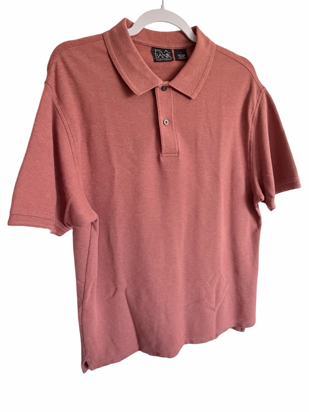 EUC Jos. A. Bank Traveler’s Collection Men's Rust Polo Shirt Large